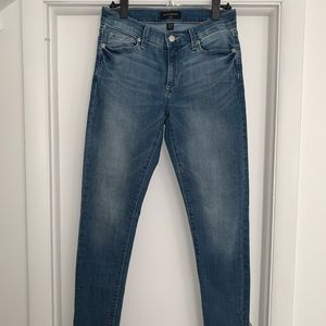 Banana Republic Distressed Hem Skinny Jeans